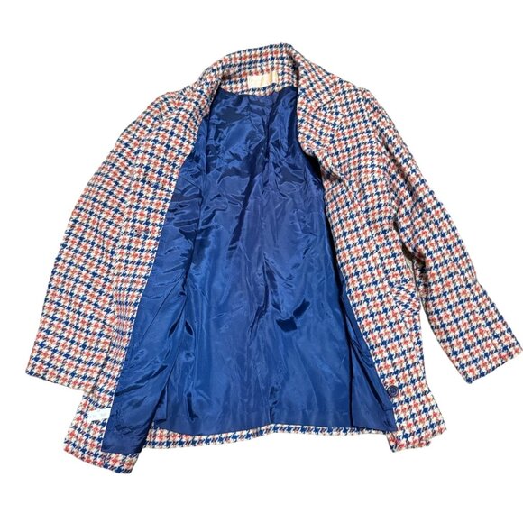 VINTAGE 70s PENDLETON SUIT JACKET SIZE 12 RED TARTAN PLAID FULLY LINED WOMENS - Picture 4 of 6